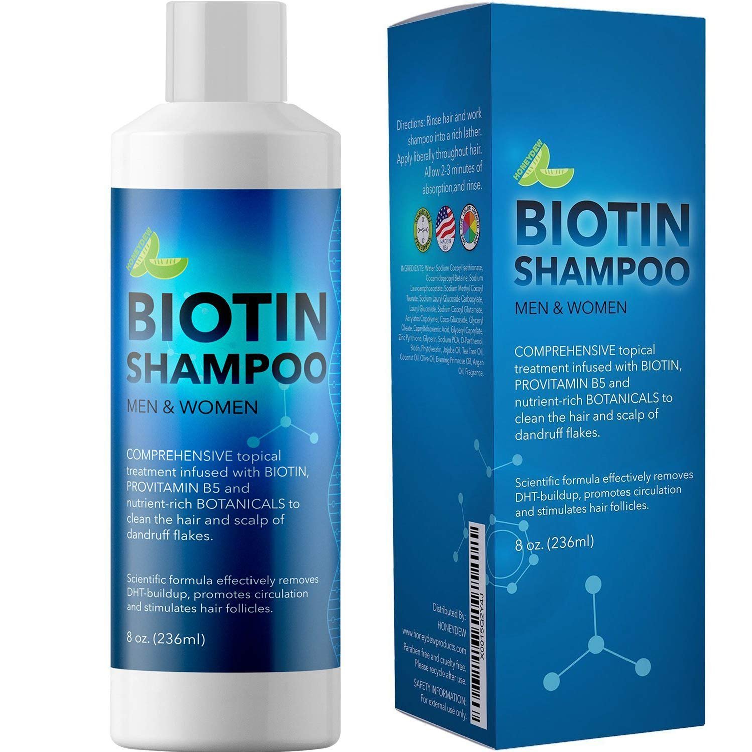 Dầu Gội Biotin Block DHT Chuyên Dụng cho Tóc rụng, hói ở Nam & Nữ ( Chính  Hãng Mỹ 100% ) – TÓC NHIỀU ĐẸP TRAI